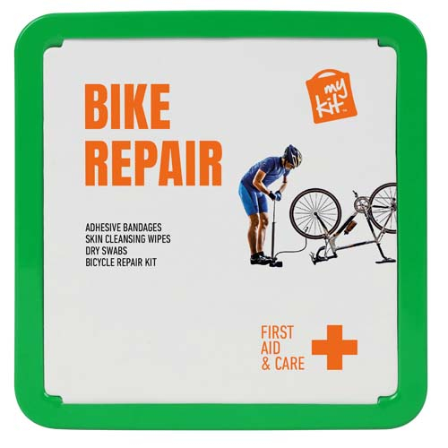 Kit de secours et réparation vélo à personnaliser MyKit Vert 